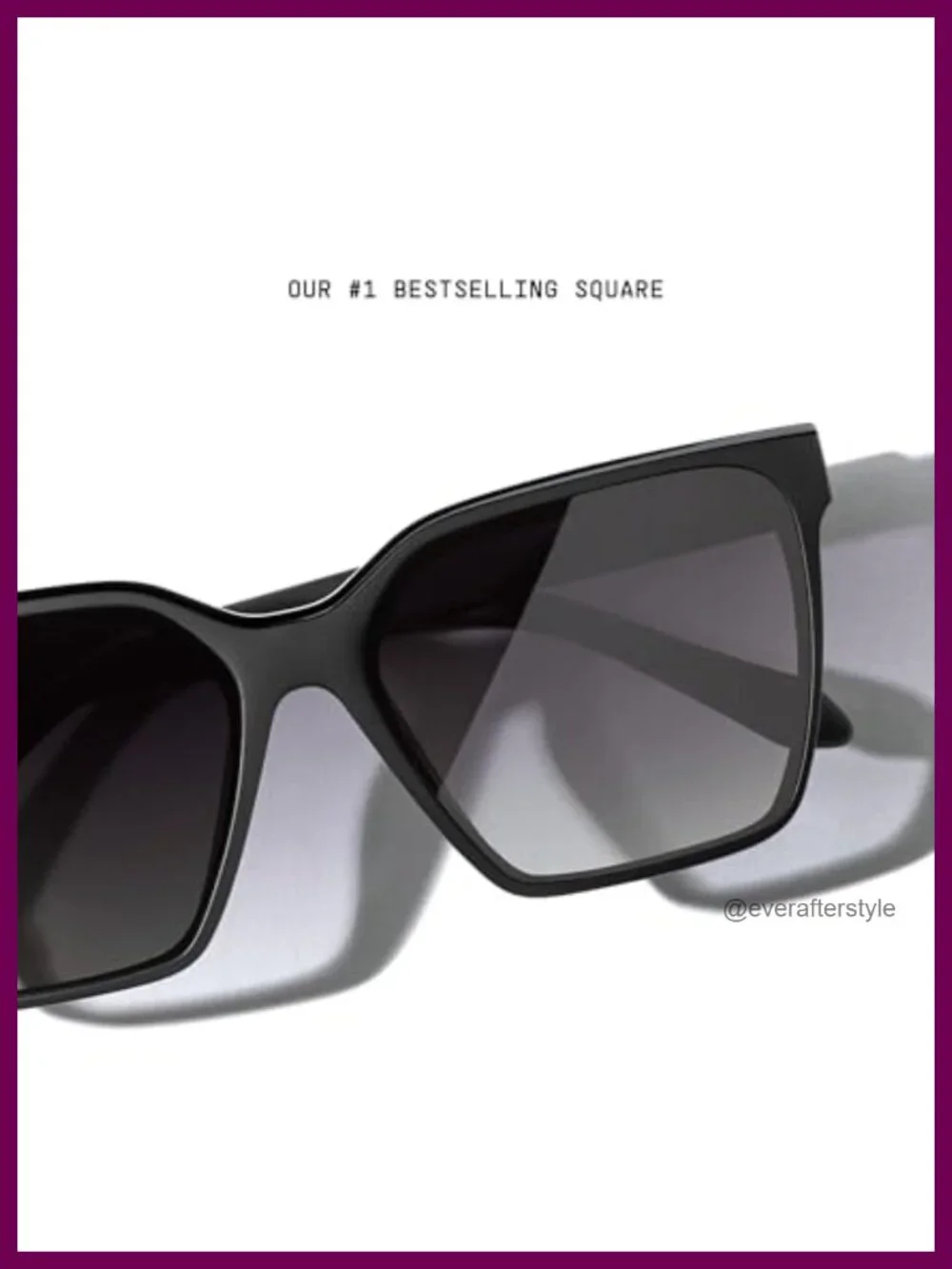 Oversized Square Sunglasses Women UV400 Polarized with Case & Cloth